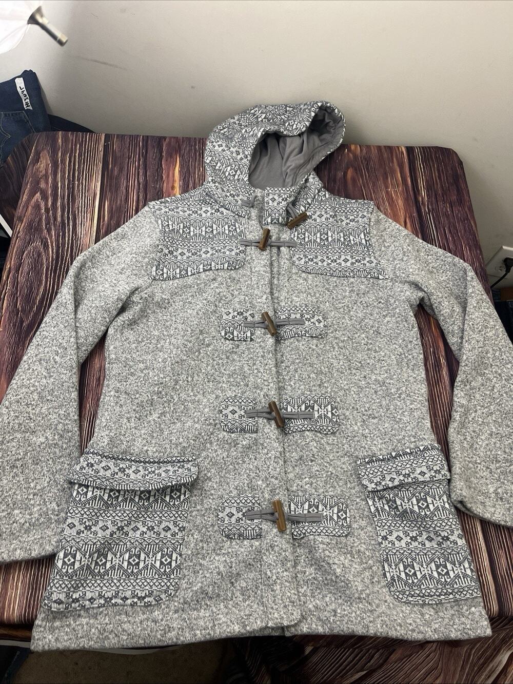 Patagonia Better Sweater Isle Skye Icelandic Hoody Jacket Coat XL Nordic Fleece